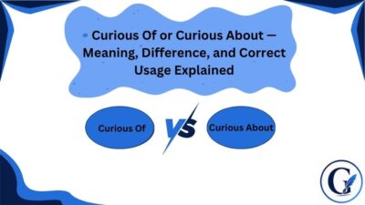 Curious Of or Curious About