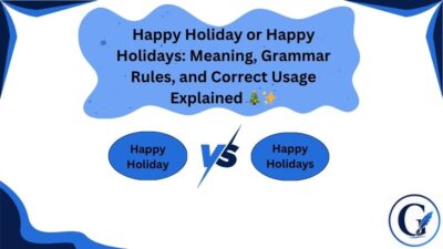 Happy Holiday or Happy Holidays