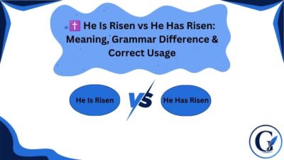 He Is Risen vs He Has Risen
