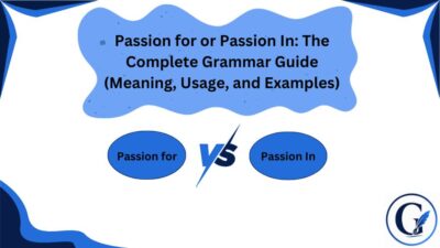 Passion for or Passion In