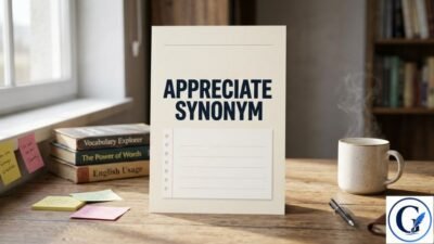 Appreciate Synonym