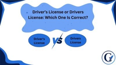 Driver’s License or Drivers License