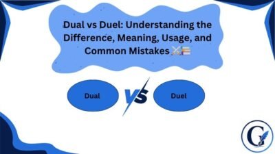 Dual vs Duel